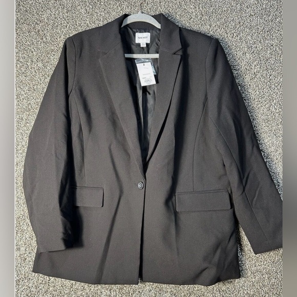 Nine West Single Button Longline Blazer SZ XL NWT - Picture 2 of 4